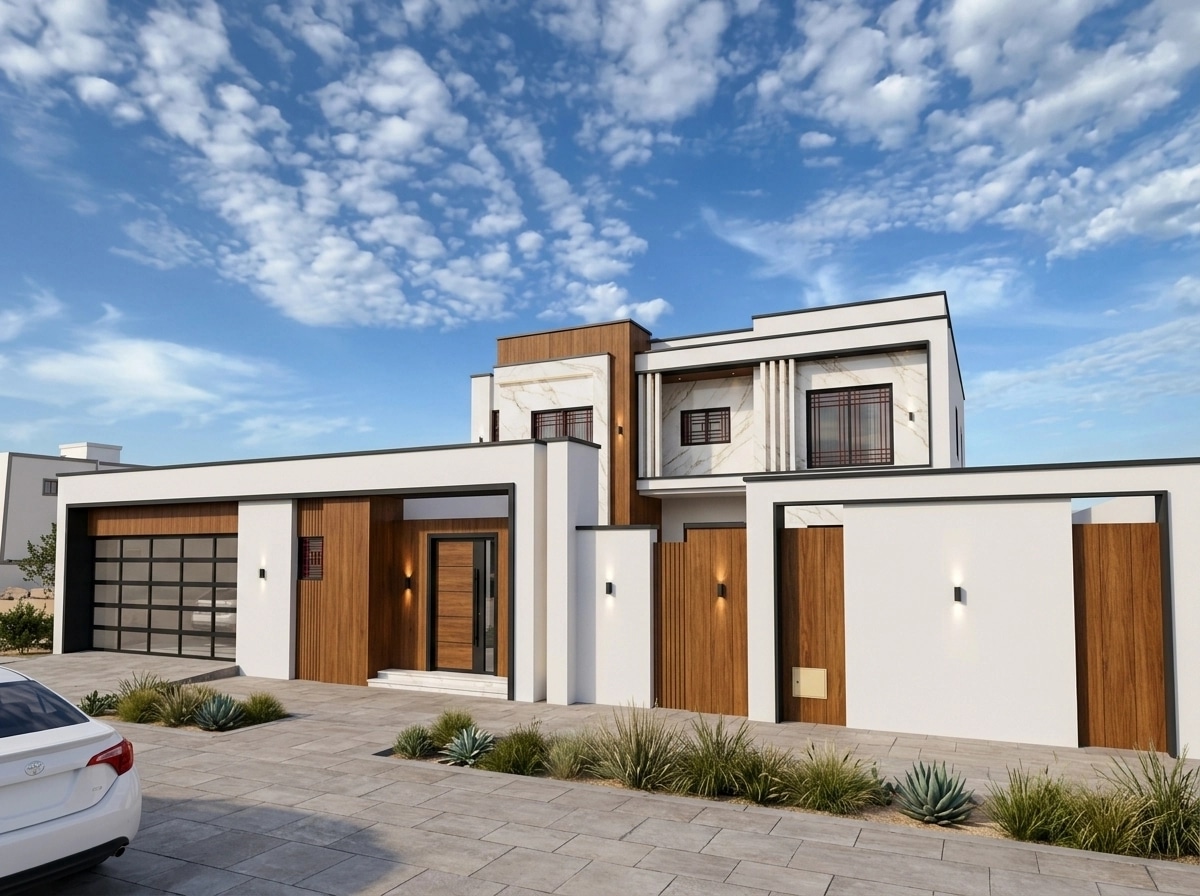 Contemporary Facade Facade design — facade photo by GenRoom AI