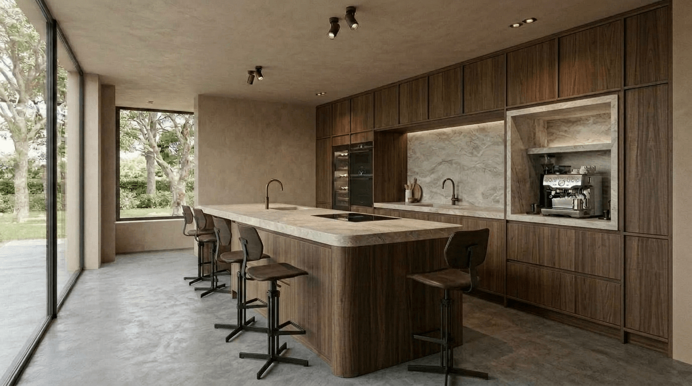 Kitchen interior in no_style style — photo by GenRoom AI
