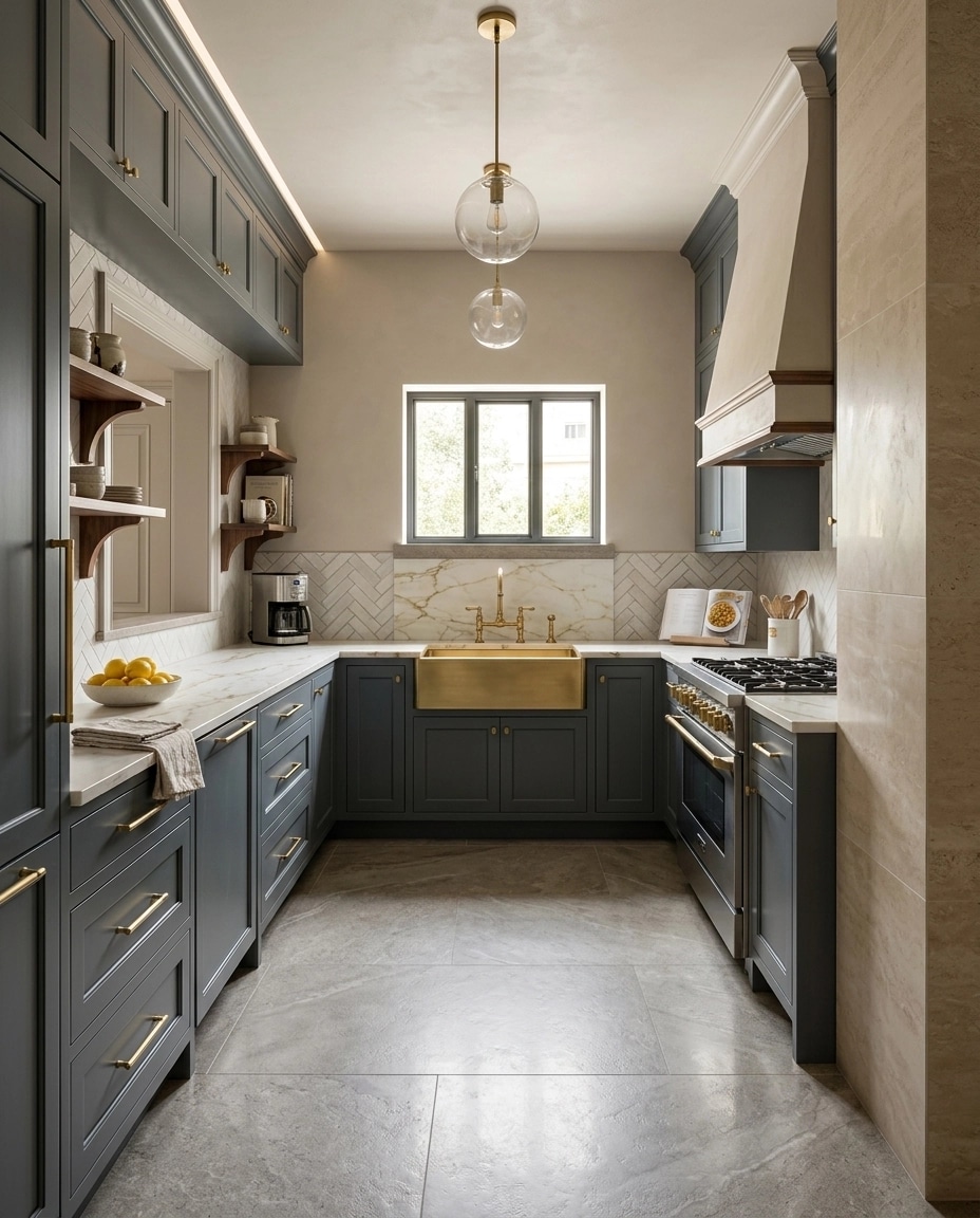 Interior design in Transitional style — Kitchen by GenRoom AI