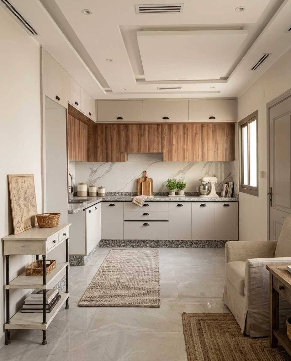 Interior design in Modern Farmhouse style — Living Room by GenRoom AI