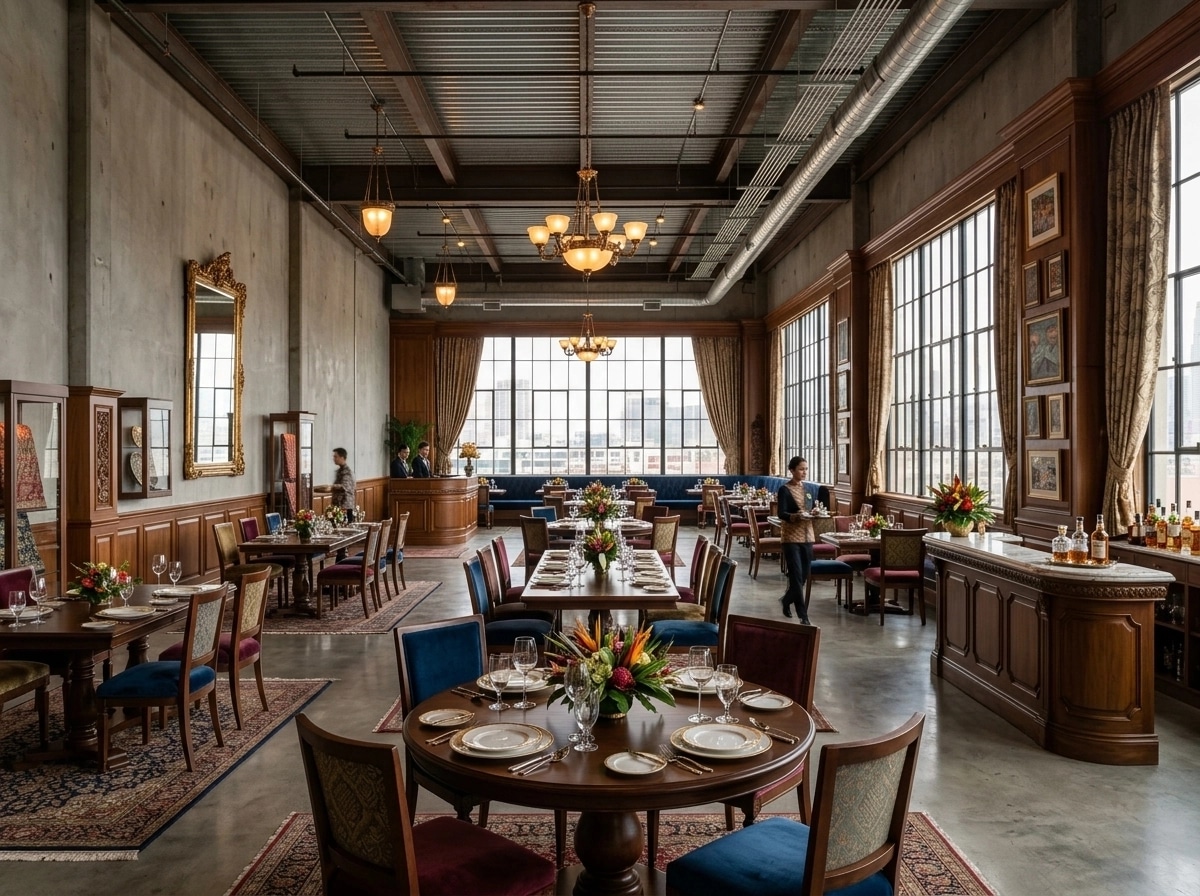 Interior design in Classic style — restaurant by GenRoom AI