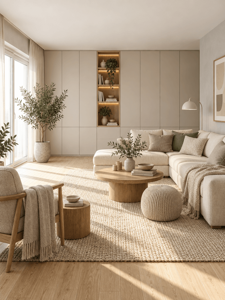 Interior design in Scandinavian style — Living Room by GenRoom AI