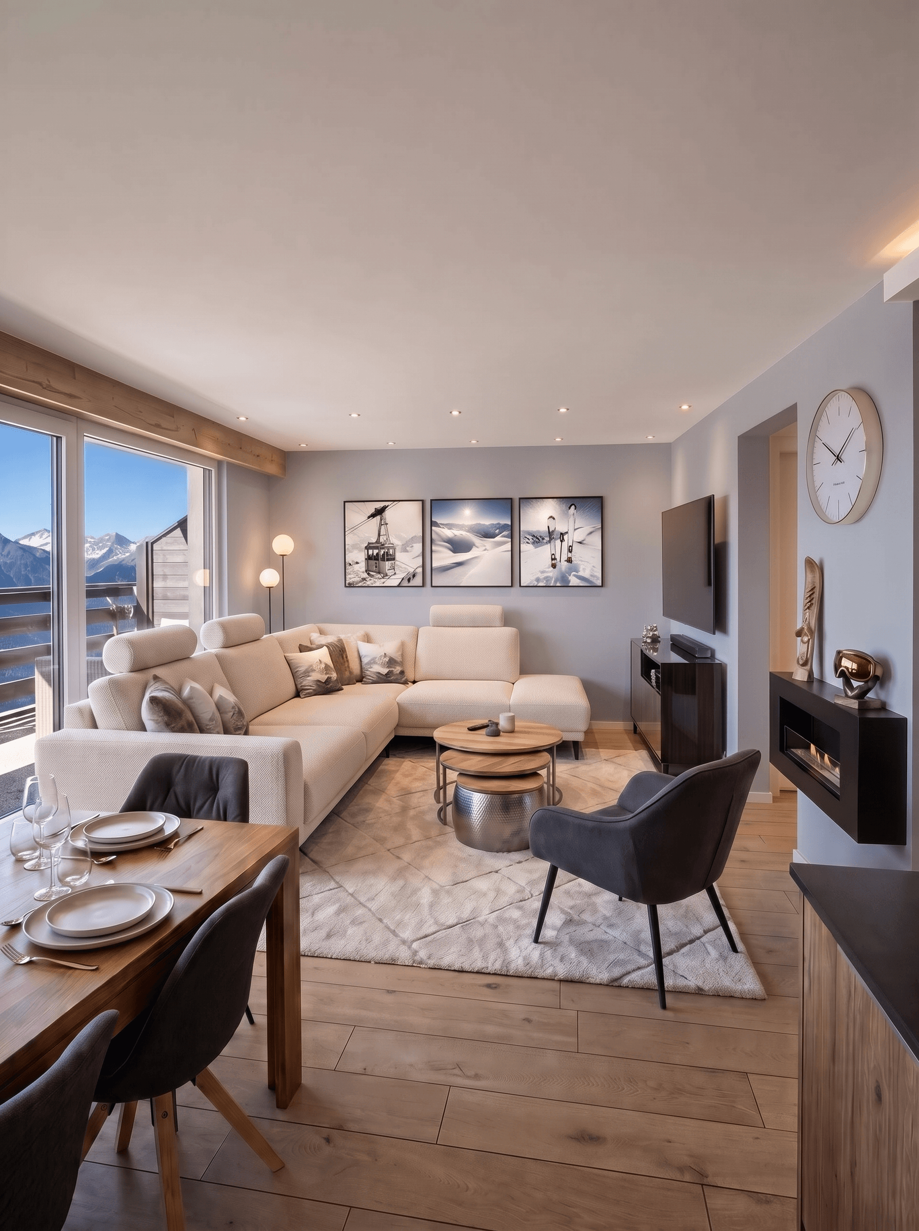 Interior design in Contemporary style — Living Room by GenRoom AI