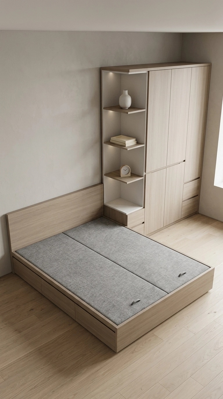 Minimalism Bedroom design — interior photo by GenRoom AI