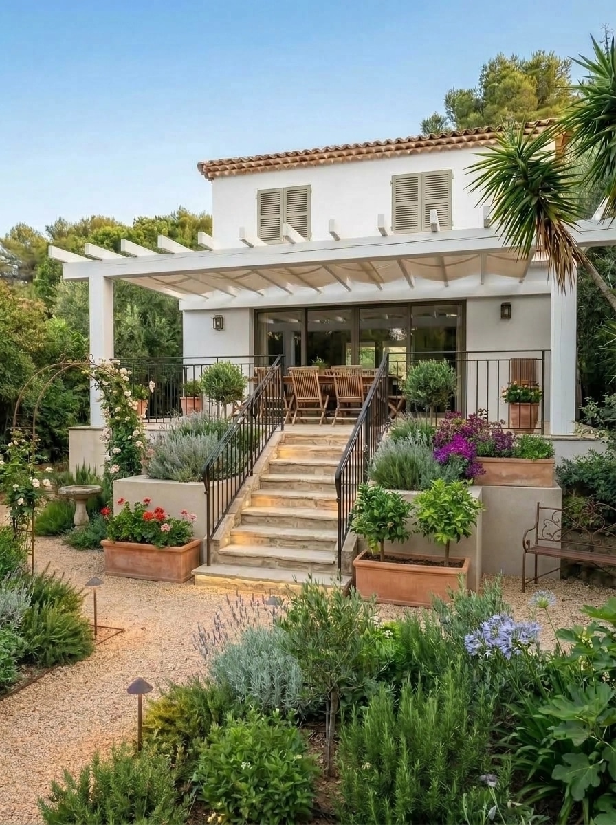 Provence Garden Bahçe design — yard photo by GenRoom AI