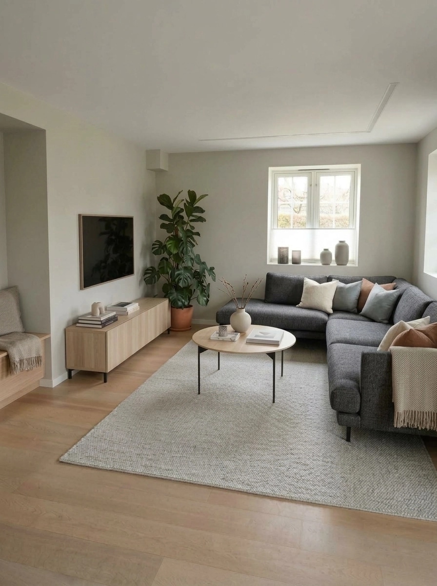 Scandinavian Living Room design — interior photo by GenRoom AI