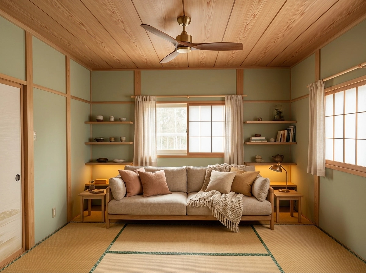 Scandinavian Bedroom design — interior photo by GenRoom AI