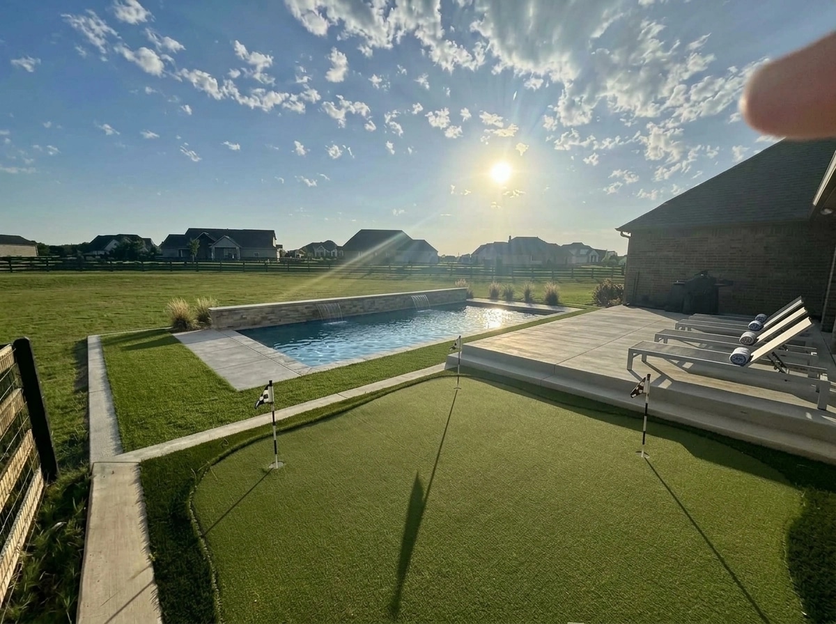 Yard design in no_style style — photo by GenRoom AI