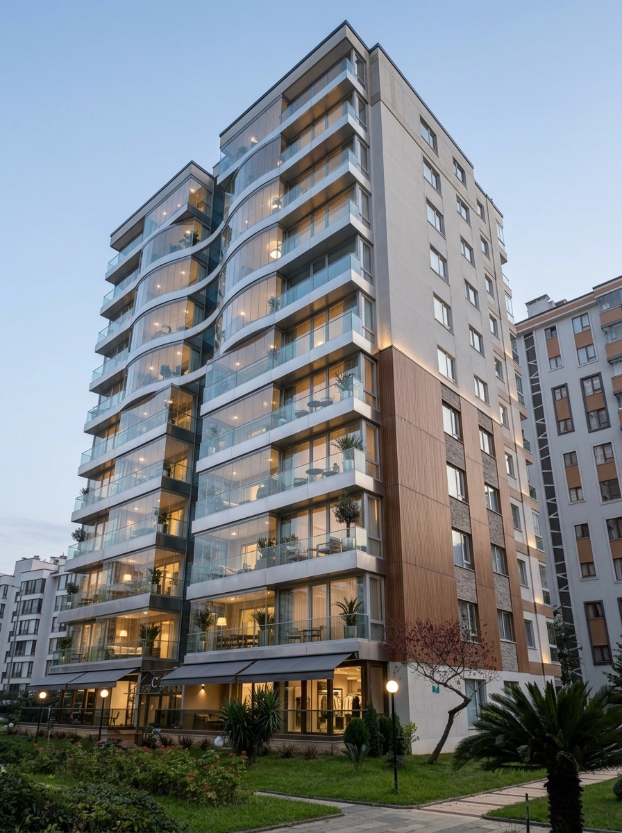 Facade design in Contemporary Facade style — Facade by GenRoom AI