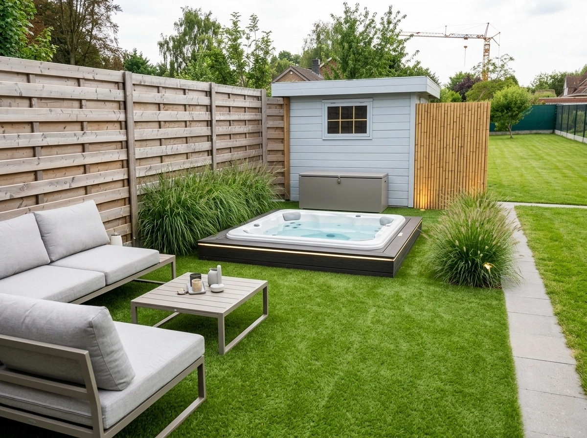 Landscape design in Contemporary Yard style — Yard by GenRoom AI