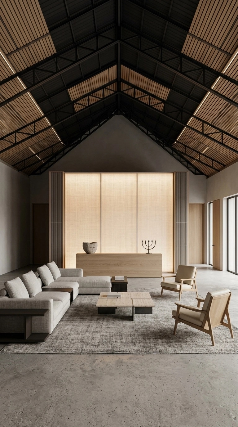 Minimalism Living Room design — interior photo by GenRoom AI