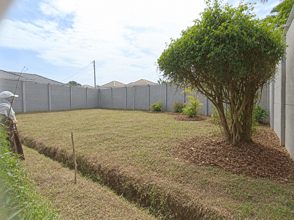 Yard design in no_style style — photo by GenRoom AI