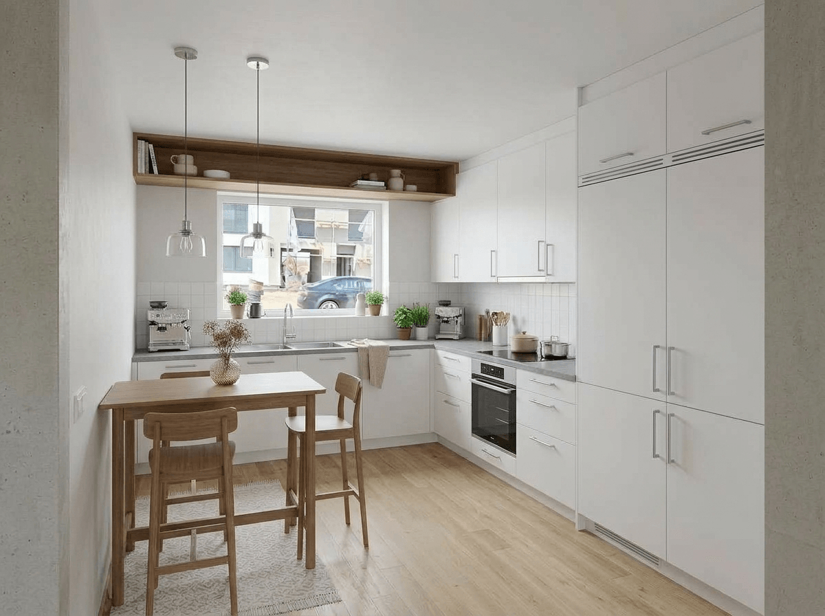 Kitchen interior in no_style style — photo by GenRoom AI