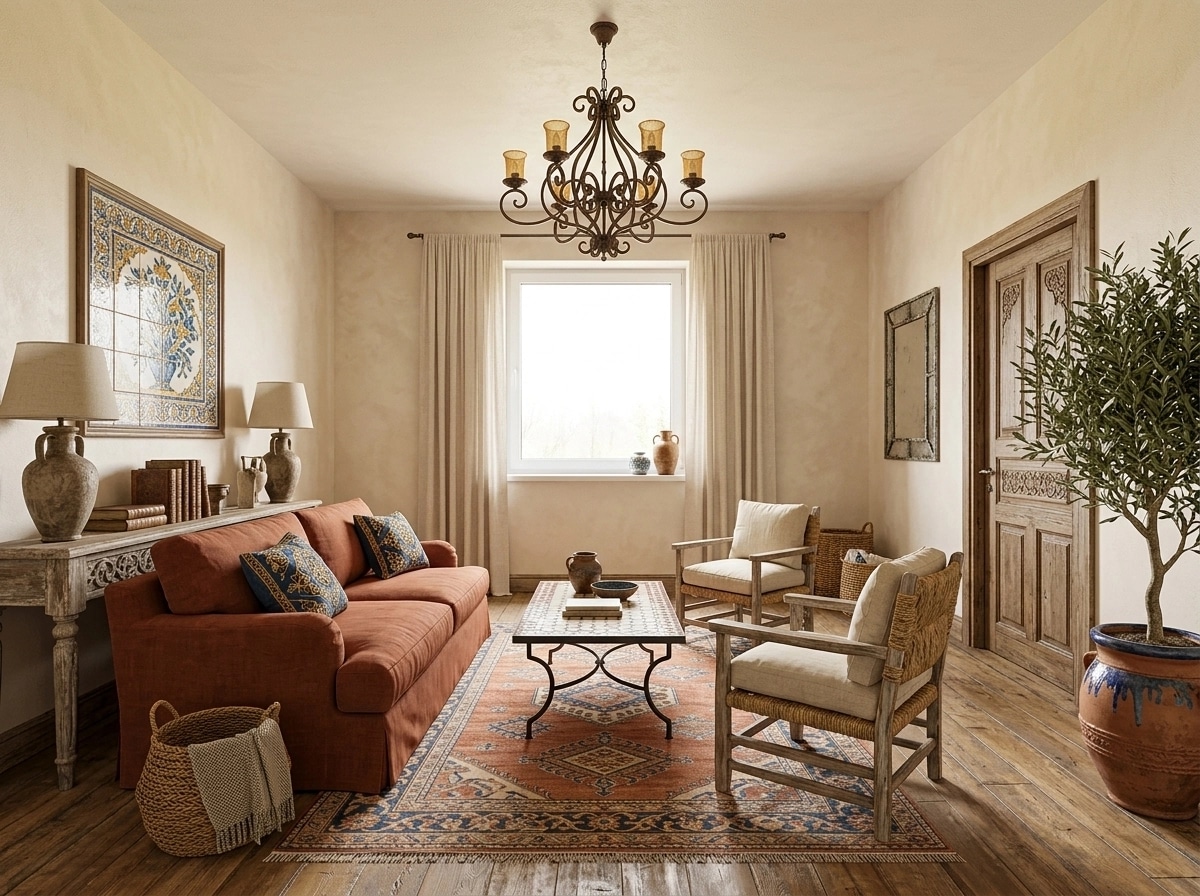 Interior design in Mediterranean style — Living Room by GenRoom AI