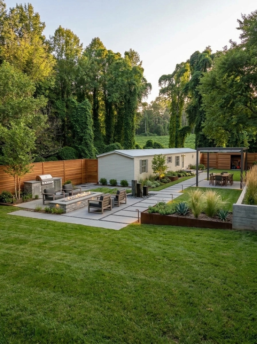 Contemporary Yard Yard design — yard photo by GenRoom AI