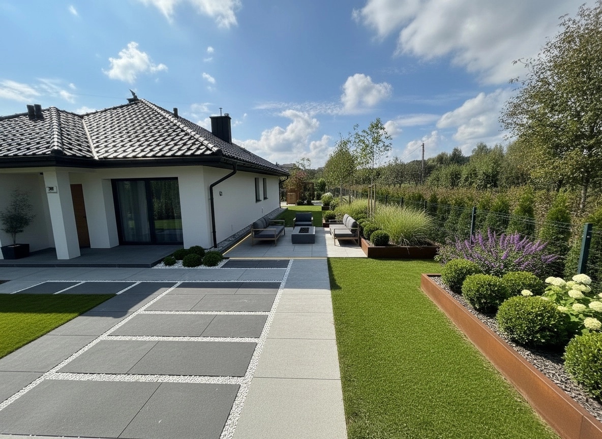 Contemporary Yard Yard design — yard photo by GenRoom AI