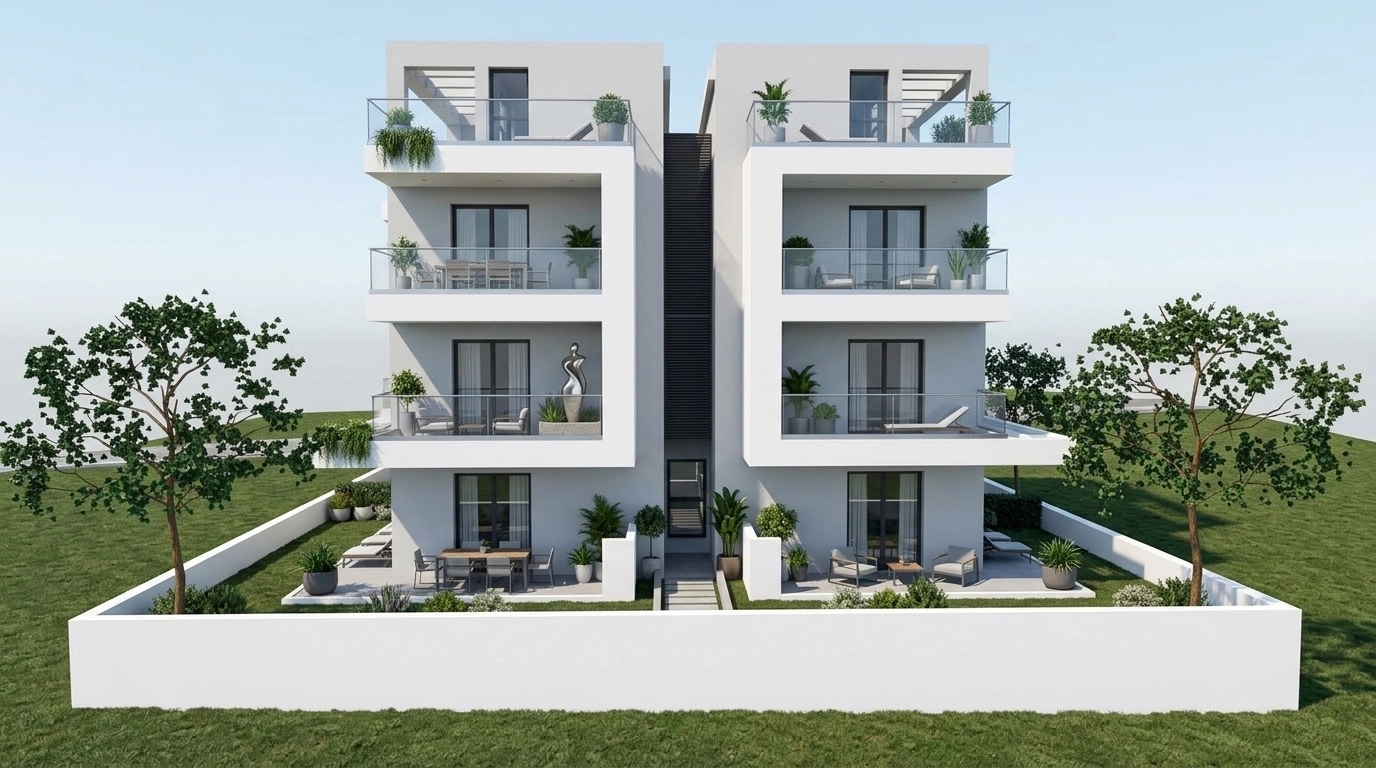 Hi-Tech Facade Cephe design — facade photo by GenRoom AI