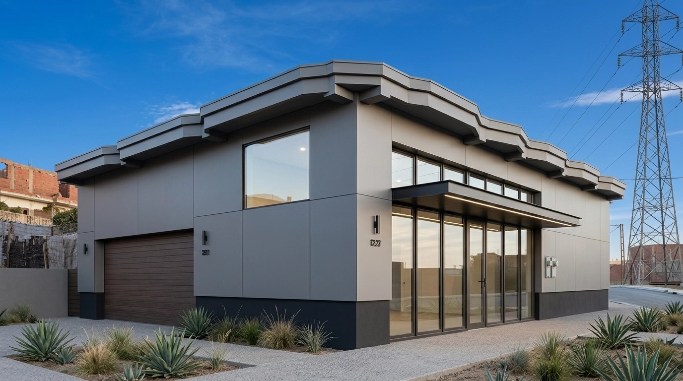 Minimalist Facade Facade design — facade photo by GenRoom AI