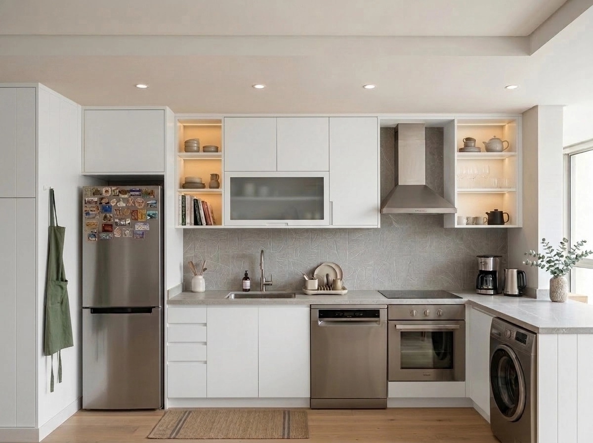 Scandinavian Kitchen design — interior photo by GenRoom AI