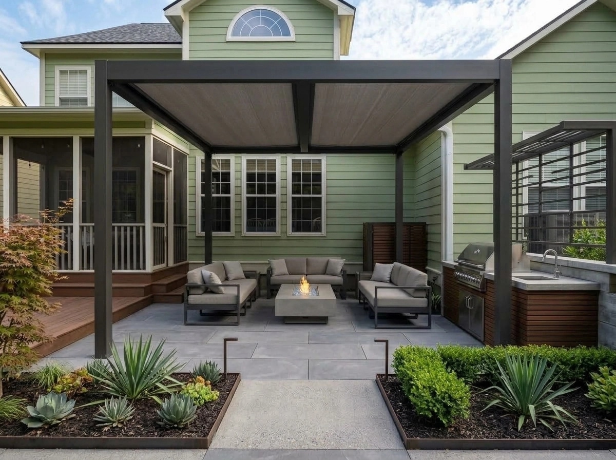 Contemporary Yard Yard design — yard photo by GenRoom AI