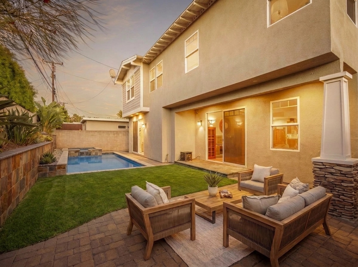 Yard design in no_style style — photo by GenRoom AI