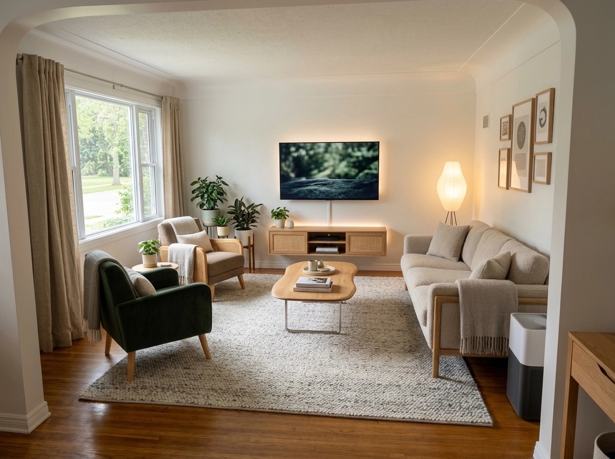 Scandinavian Living Room design — interior photo by GenRoom AI