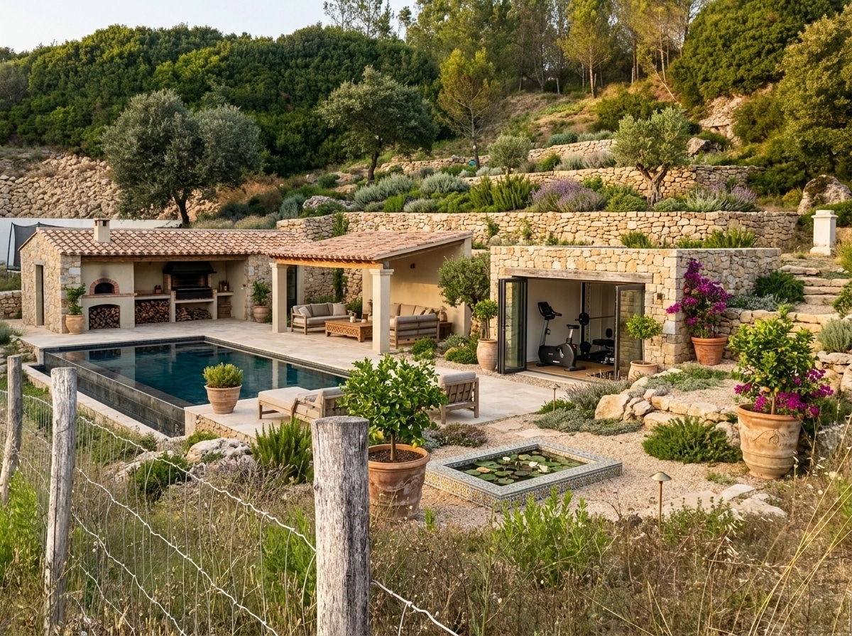 Mediterranean Yard Yard design — yard photo by GenRoom AI