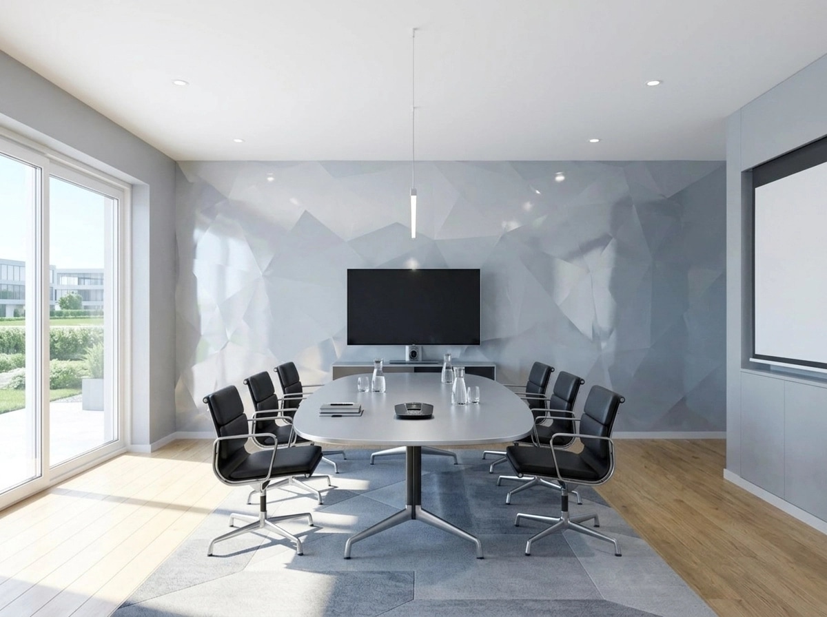 Interior design in Minimalism style — meeting_room by GenRoom AI