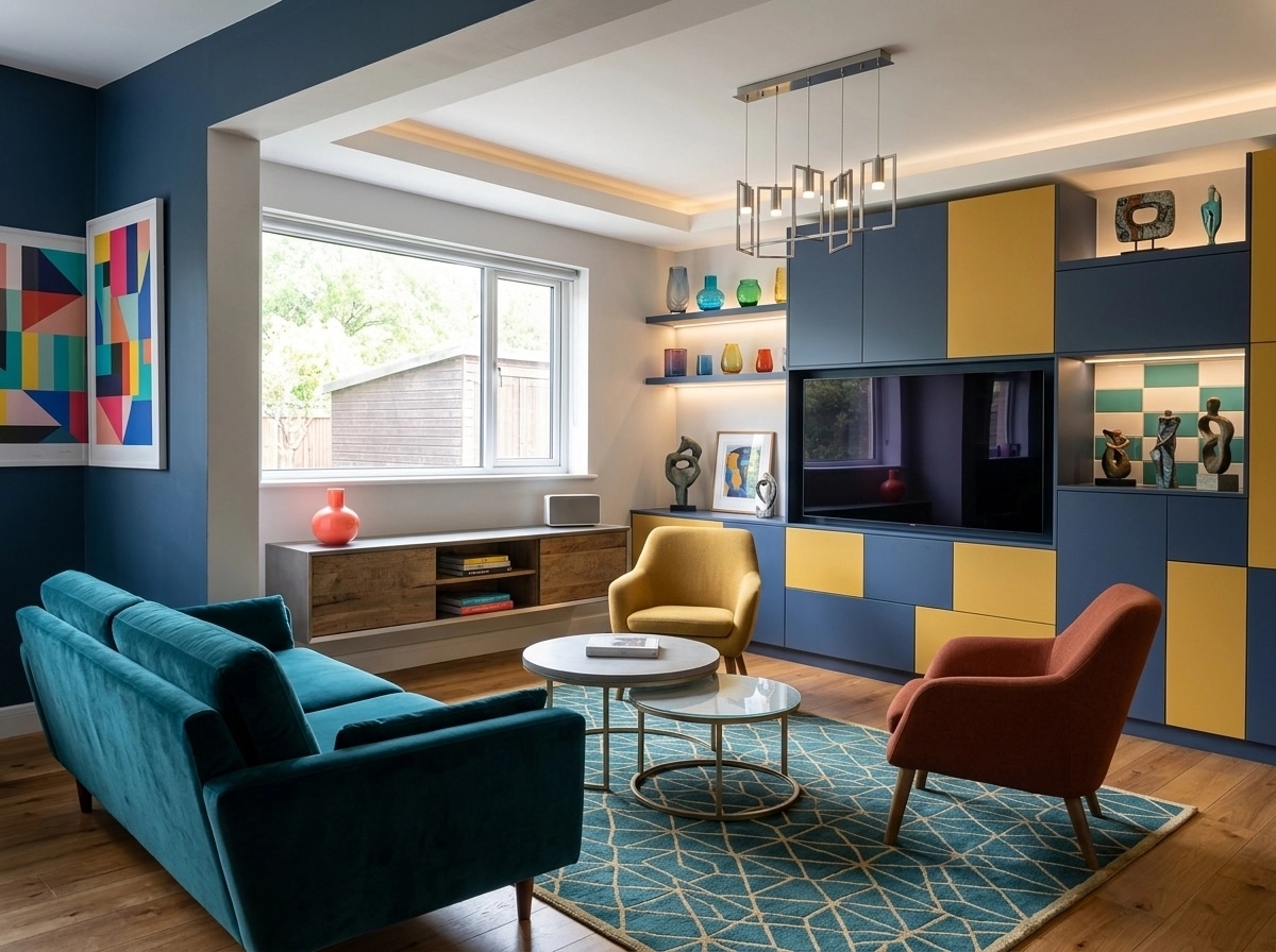 Interior design in Contemporary style — Living Room by GenRoom AI