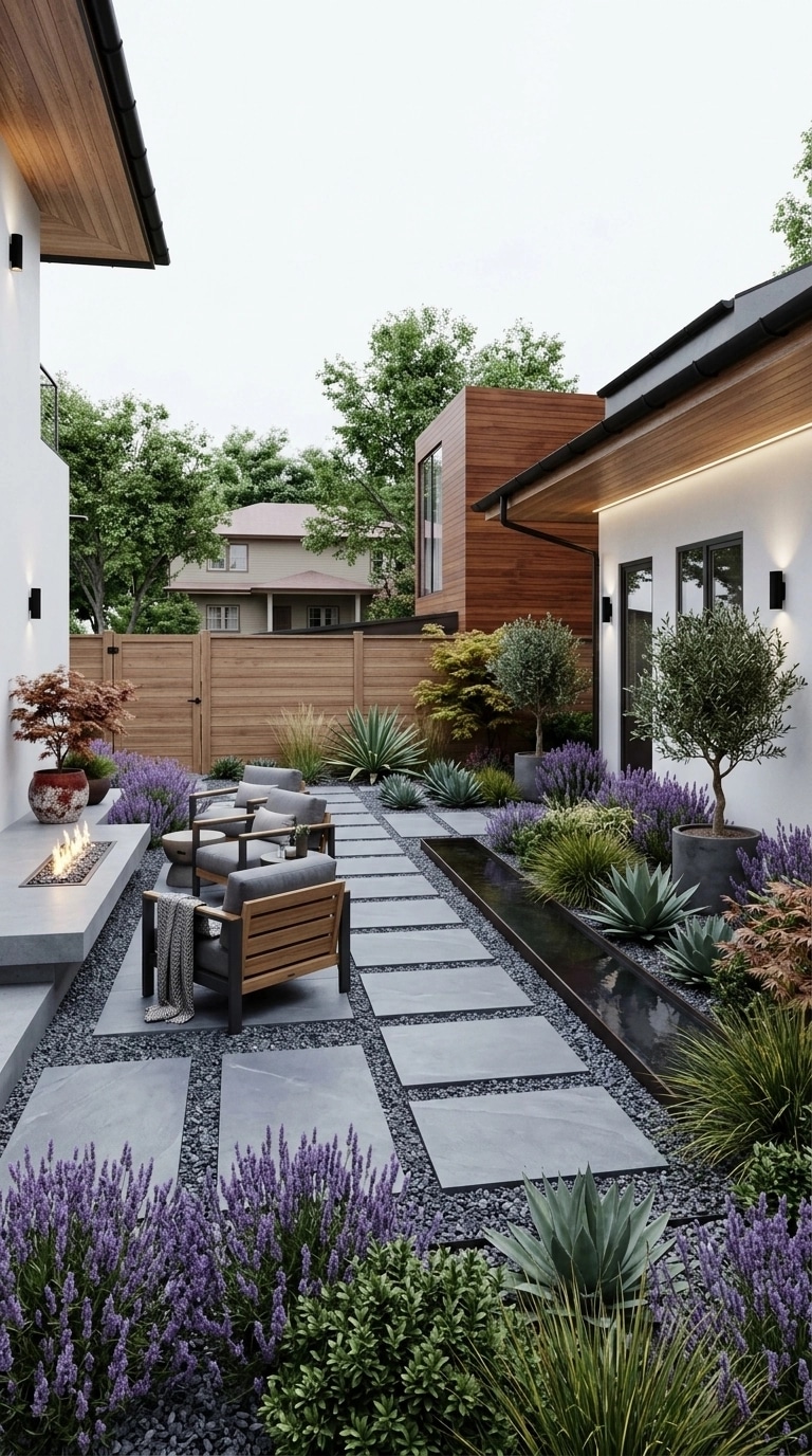 Landscape design in Contemporary Yard style — Yard by GenRoom AI
