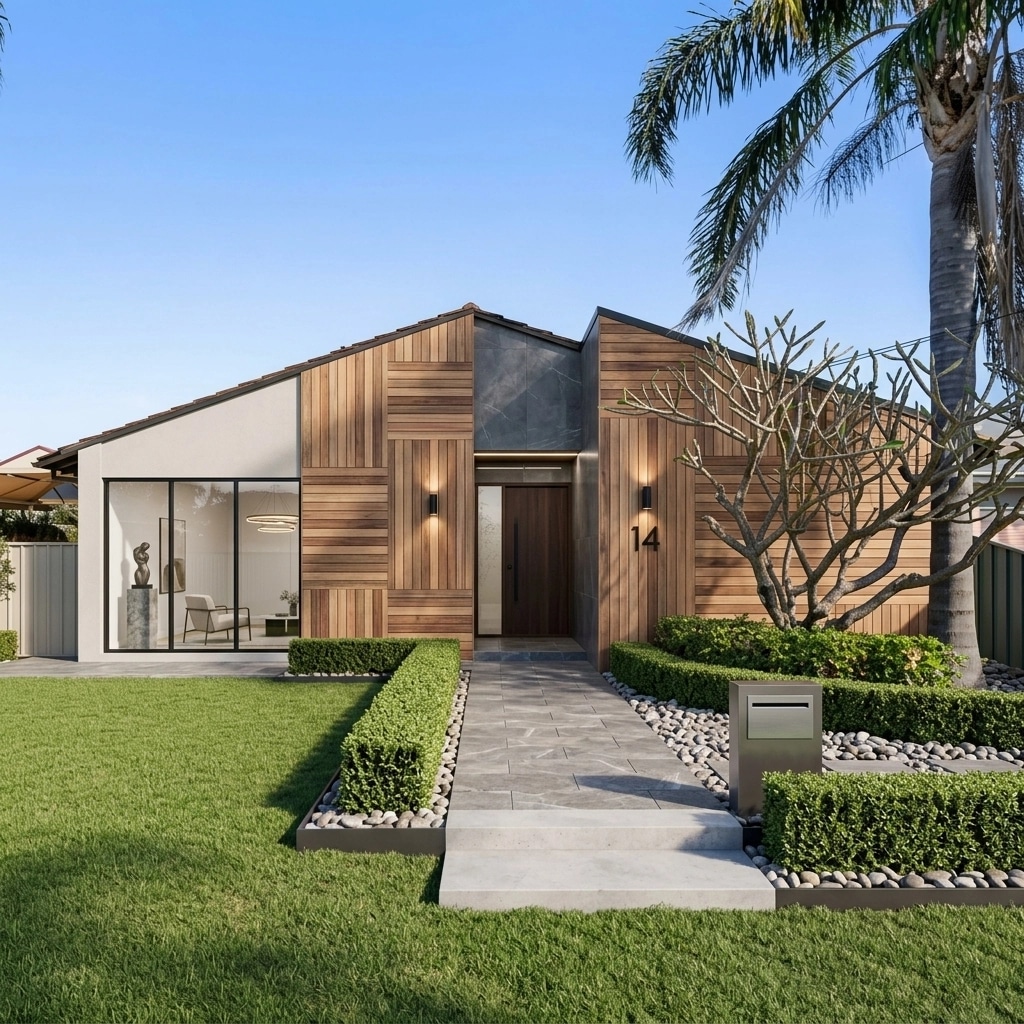 Facade design in Contemporary Facade style — Facade by GenRoom AI