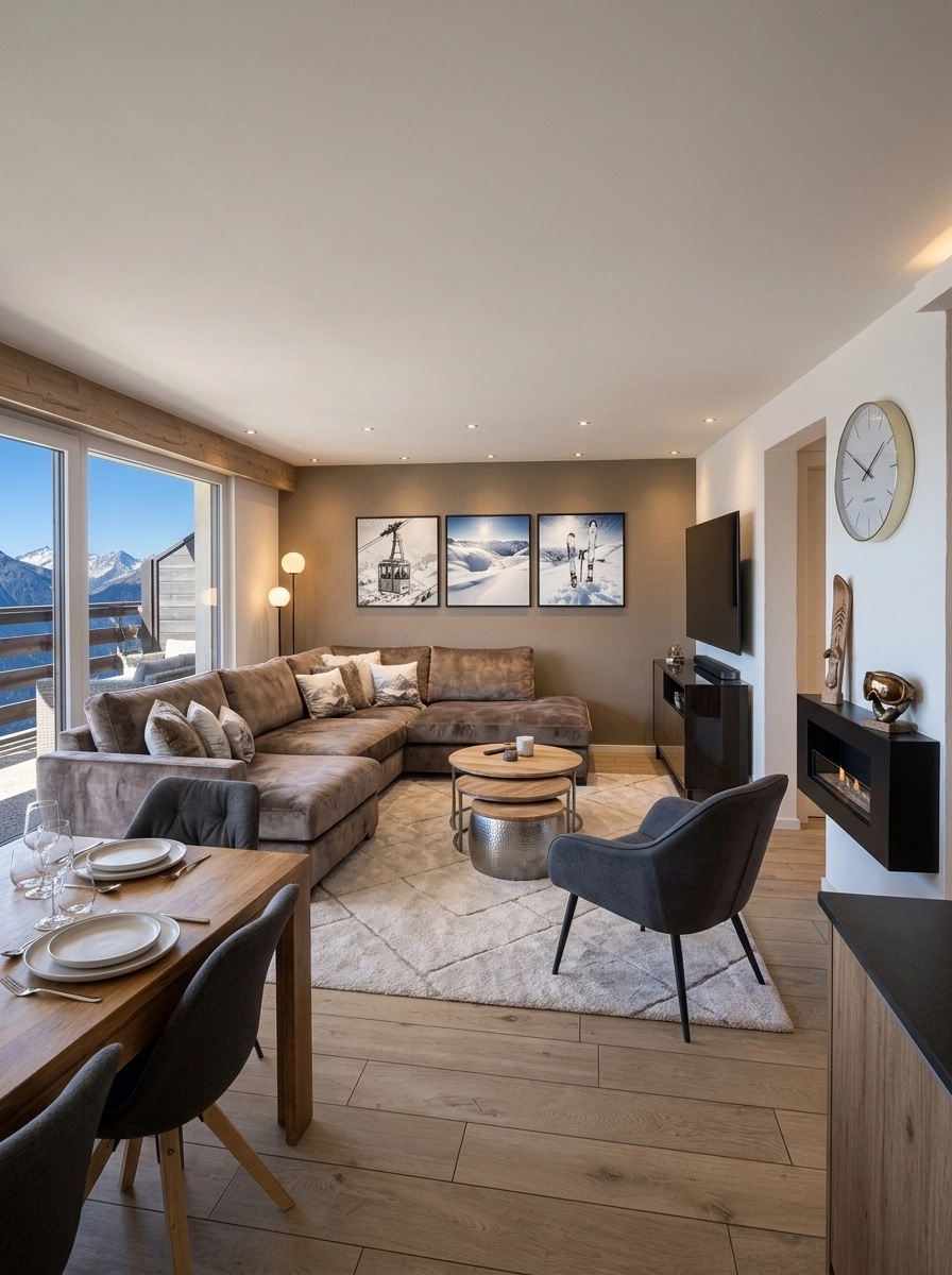 Interior design in Contemporary style — Living Room by GenRoom AI