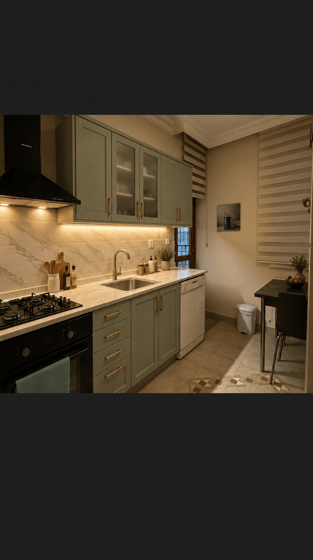 Kitchen interior in no_style style — photo by GenRoom AI