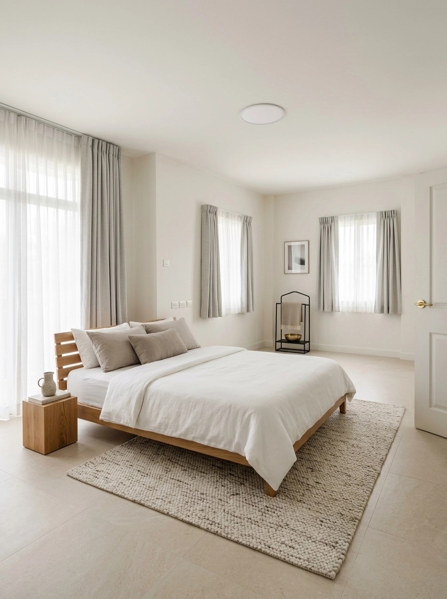 Minimalism Bedroom design — interior photo by GenRoom AI