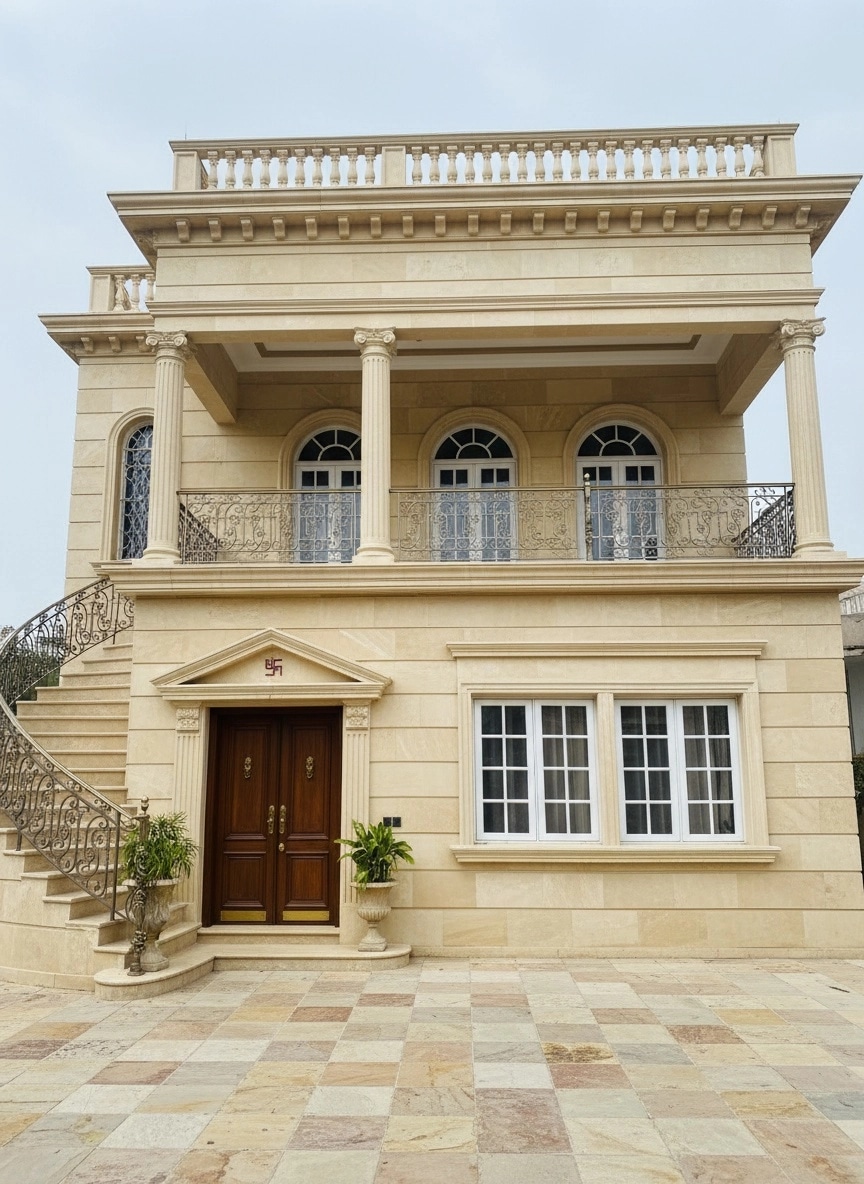 Classic Facade Facade design — facade photo by GenRoom AI
