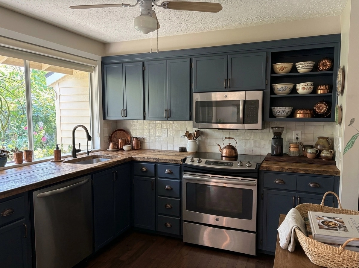 Interior design in Rustic style — Kitchen by GenRoom AI