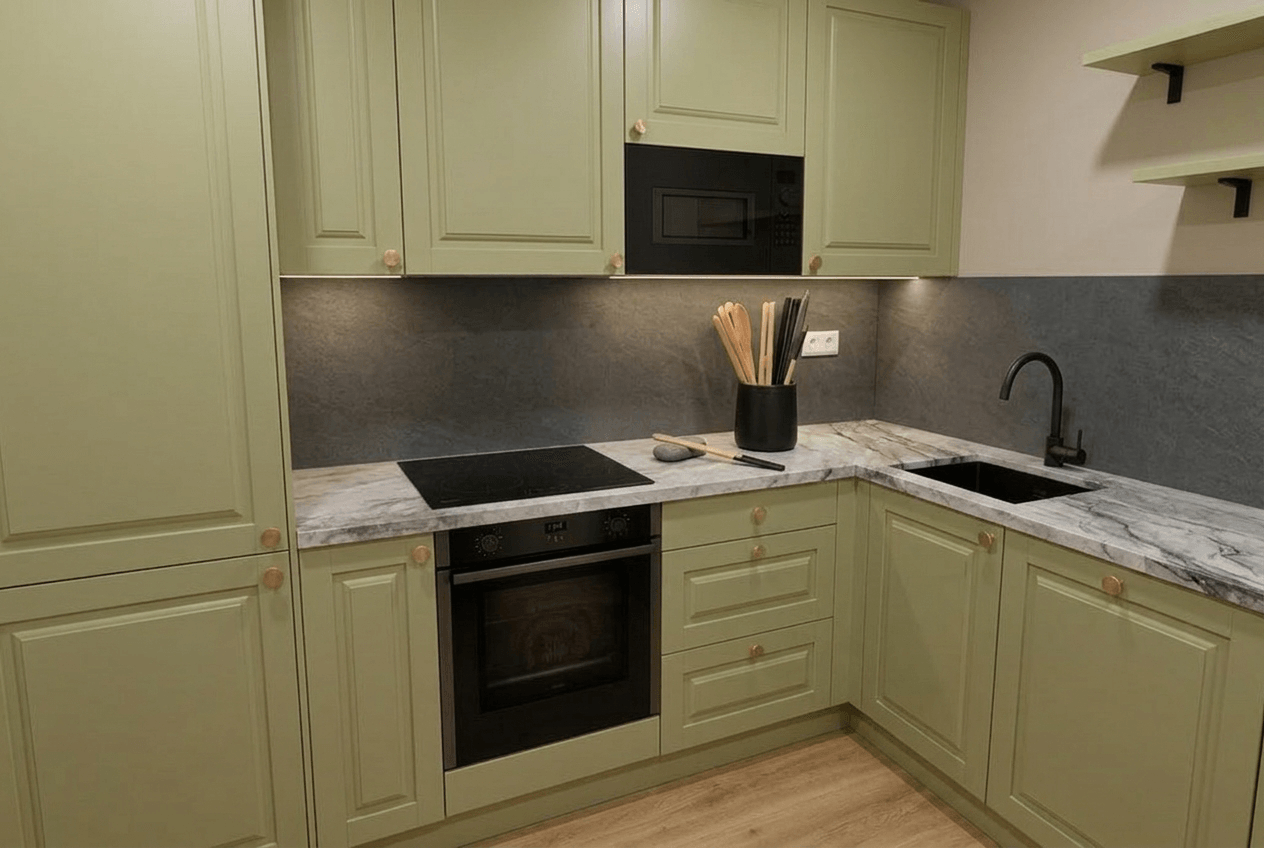 Interior design in Contemporary style — Kitchen by GenRoom AI