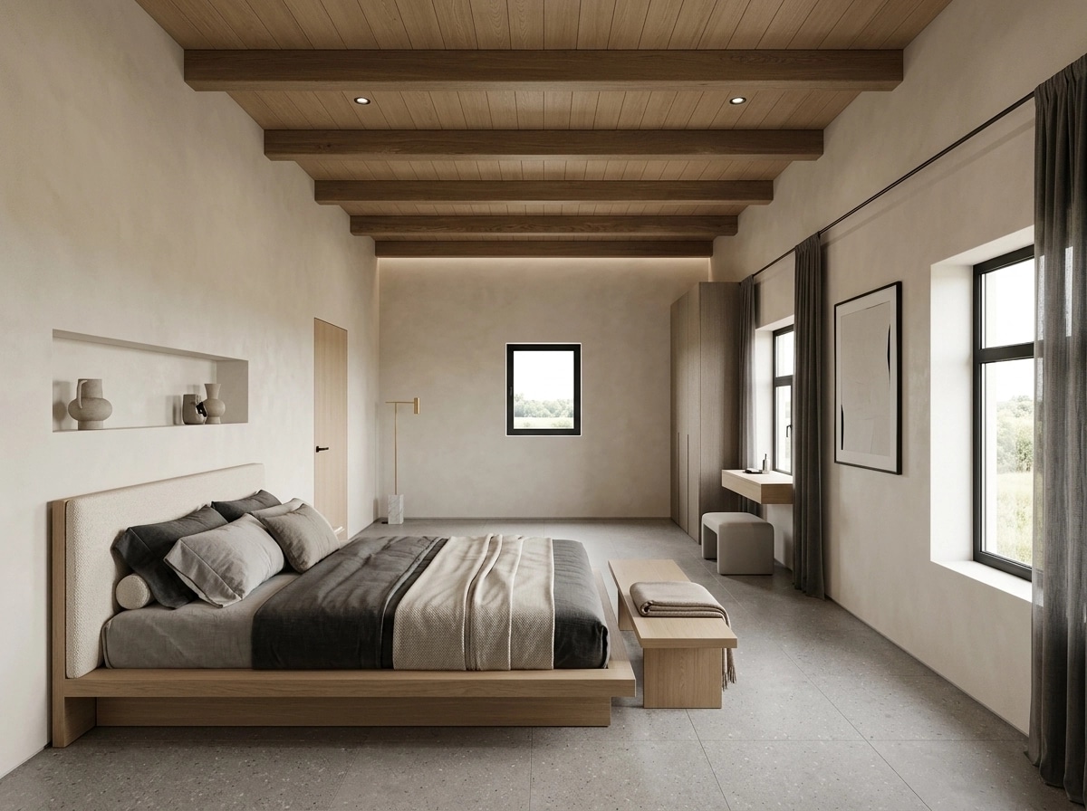 Minimalism Bedroom design — interior photo by GenRoom AI
