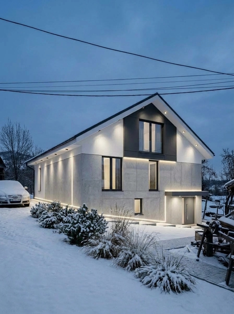 Minimalist Facade Facade design — facade photo by GenRoom AI