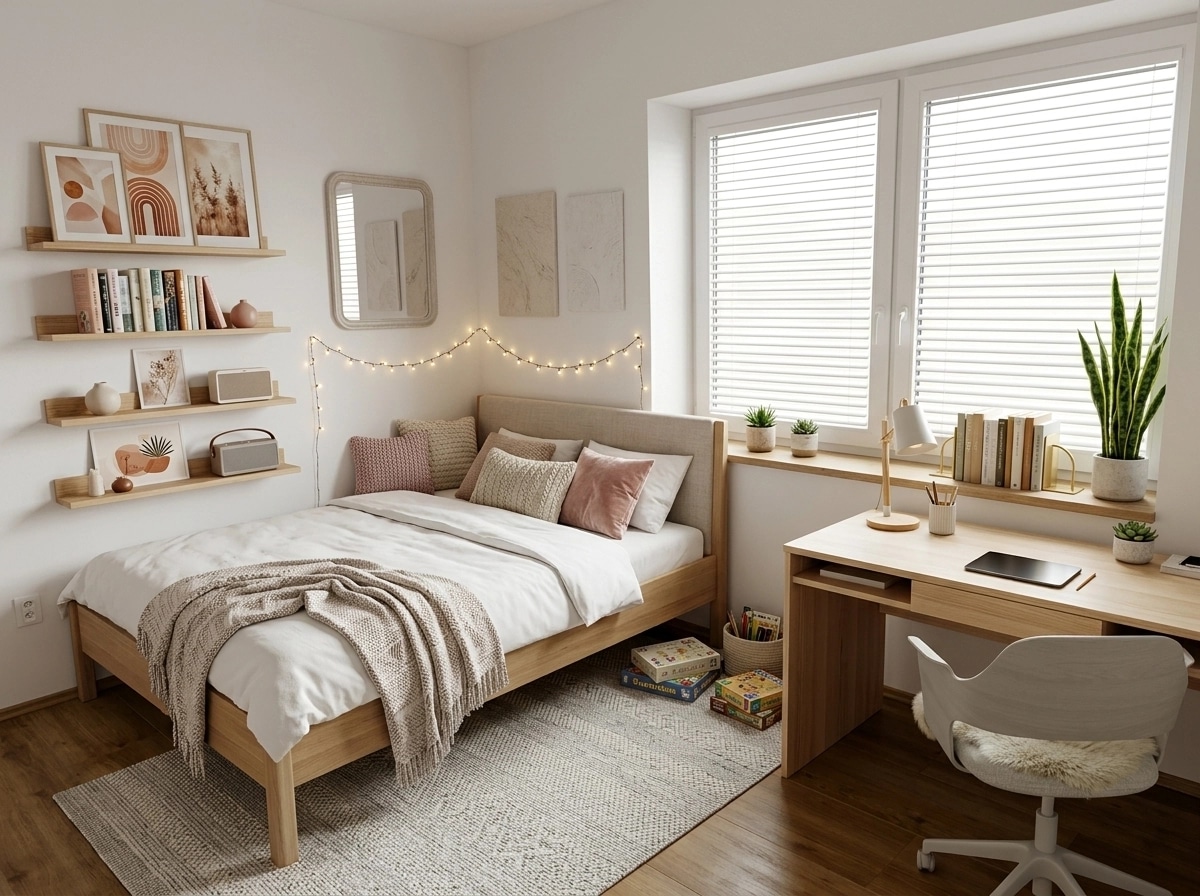 Scandinavian Kids Room design — interior photo by GenRoom AI