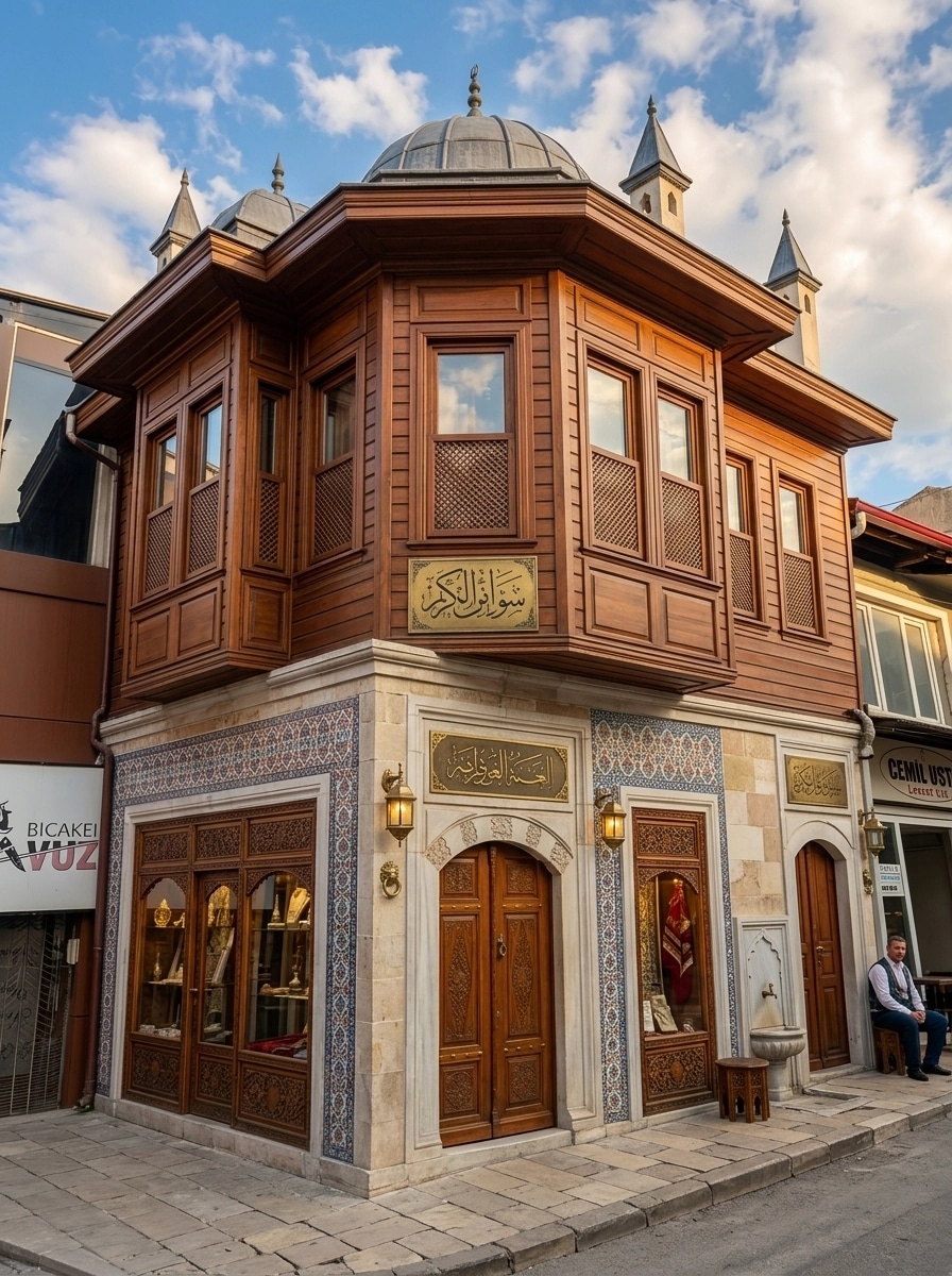 Facade design in Ottoman Facade style — photo by GenRoom AI