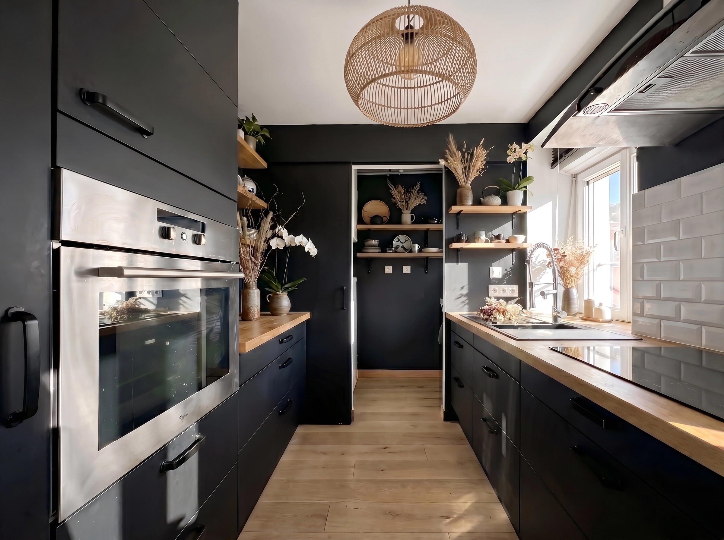 Interior design in Japandi style — Kitchen by GenRoom AI
