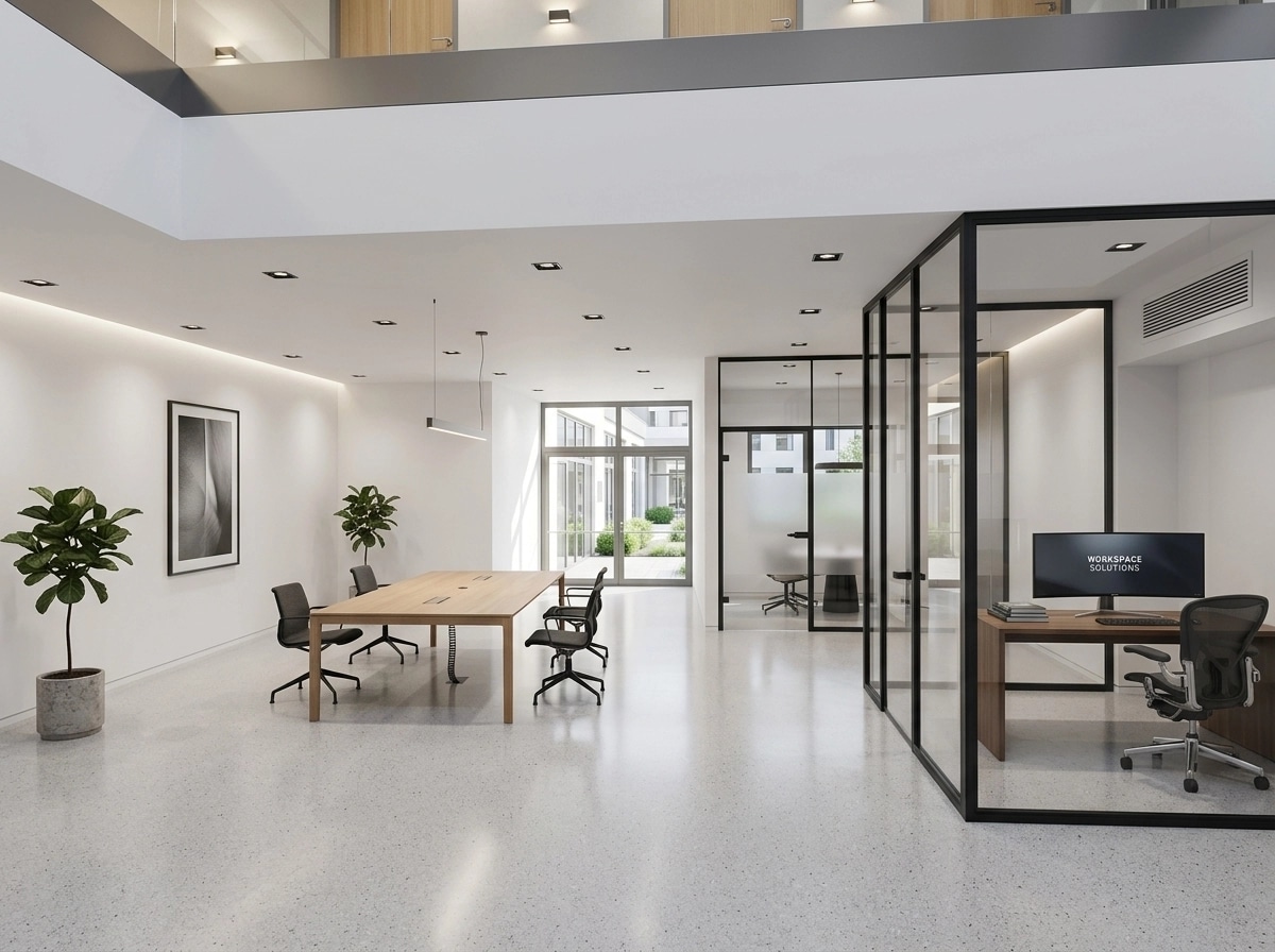 Interior design in Minimalism style — office_space by GenRoom AI