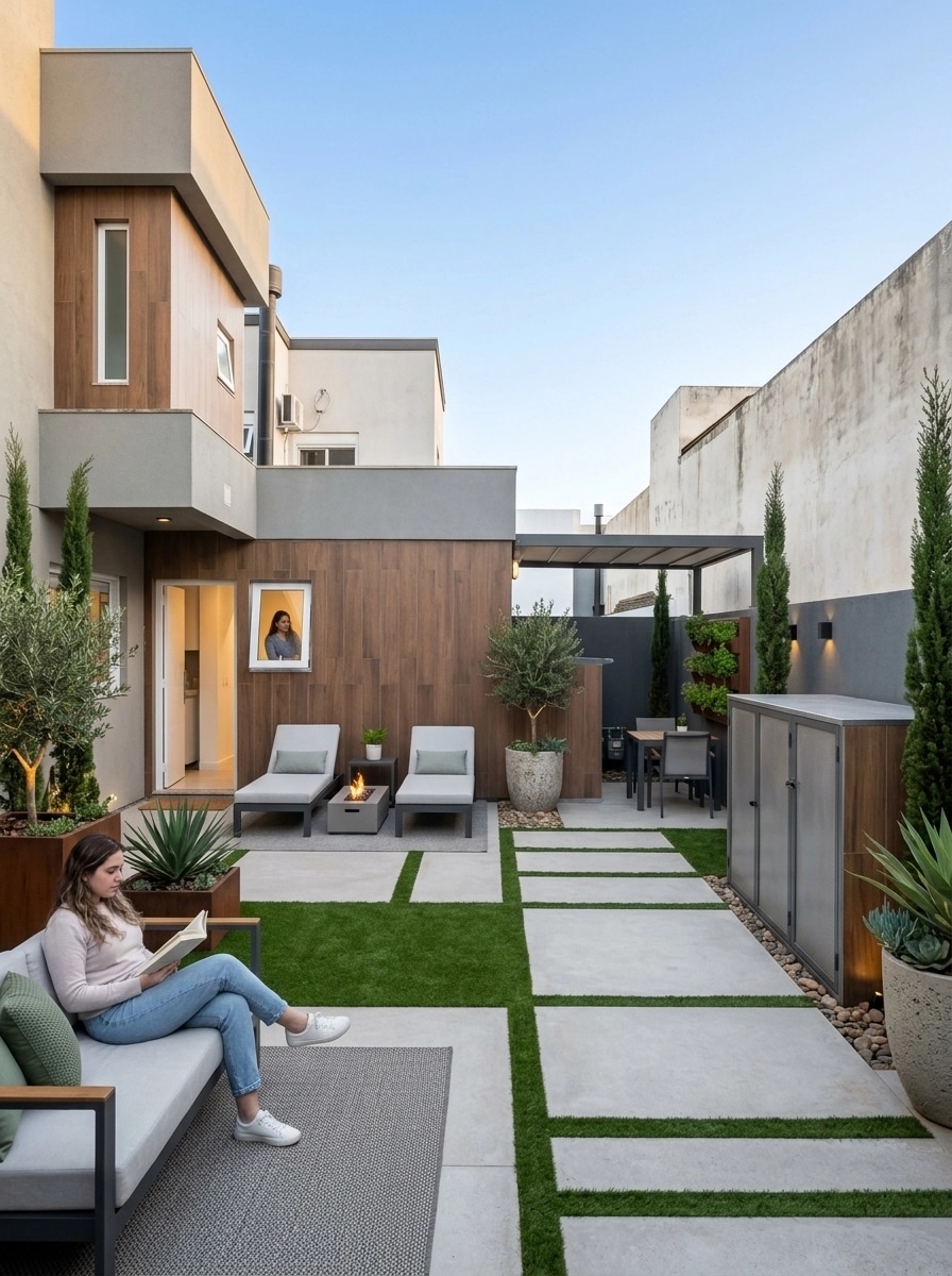 Contemporary Yard Yard design — yard photo by GenRoom AI