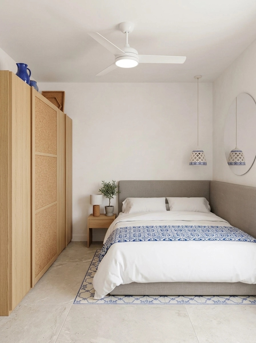 Interior design in Portuguese Modern style — Bedroom by GenRoom AI