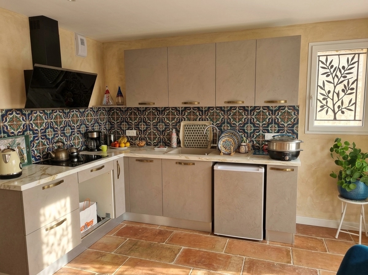 Mediterranean Kitchen design — interior photo by GenRoom AI