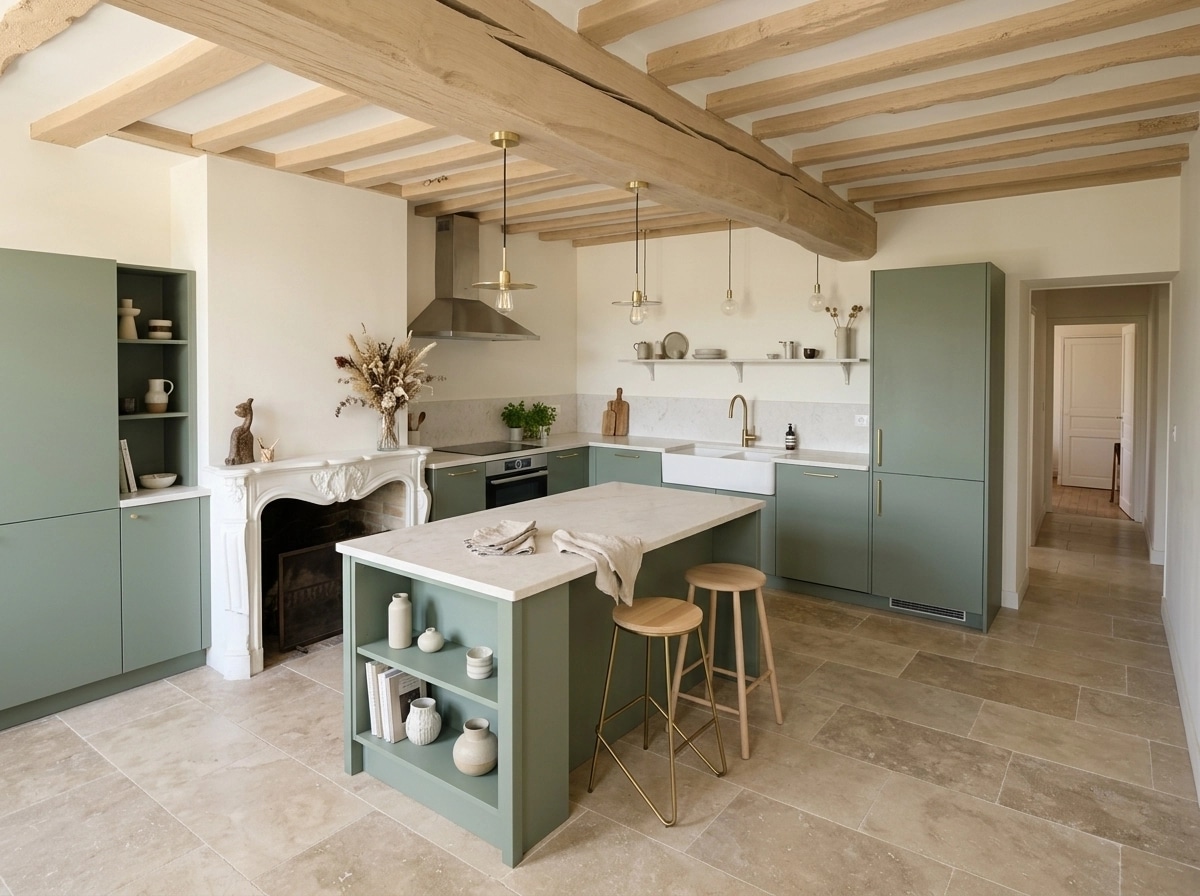 Interior design in Scandinavian style — Kitchen by GenRoom AI