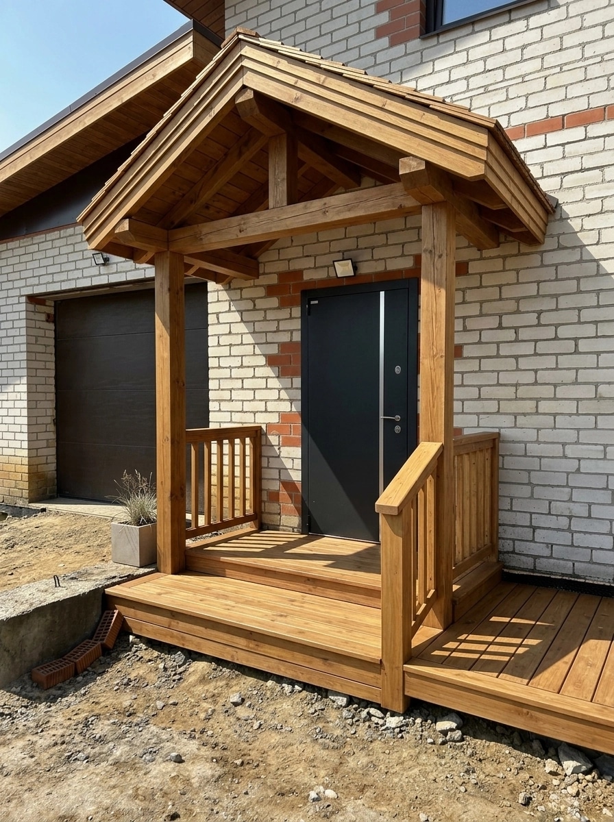 Design de façade en style Contemporary Facade — Façade par GenRoom AI