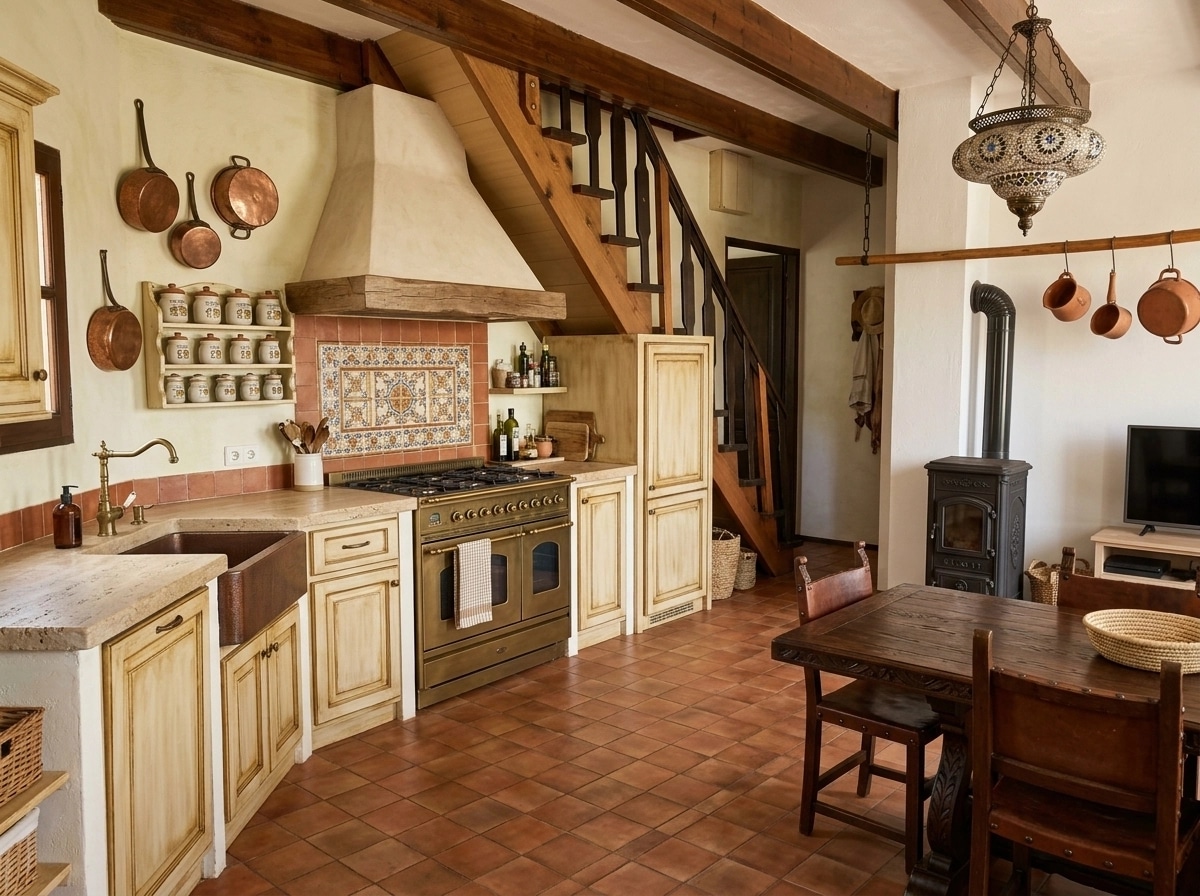 Mediterranean Kitchen design — interior photo by GenRoom AI