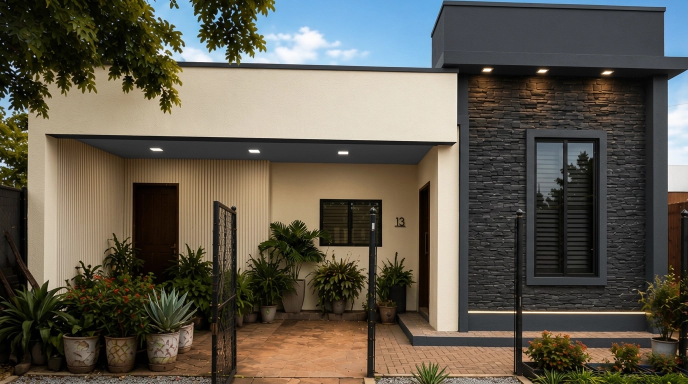Contemporary Facade Facade design — facade photo by GenRoom AI